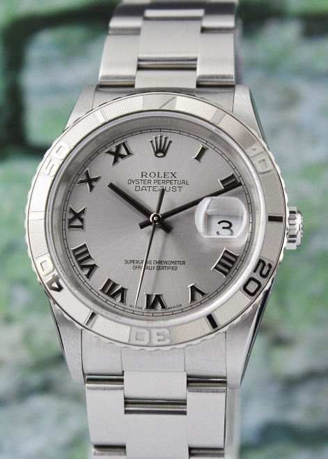 (image for) A LIKE NEW ROLEX OYSTER PERPETUAL DATEJUST /TURN-O-GRAPH / CERT / 16264